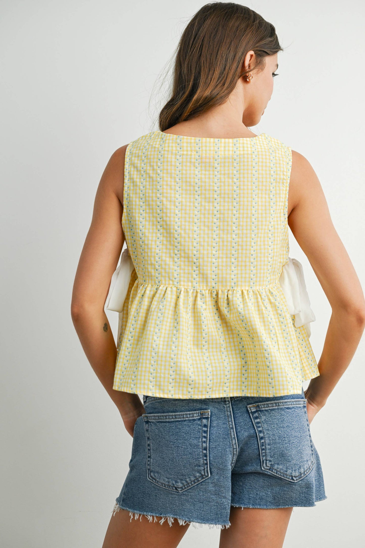 Sky Meadow Peplum Top