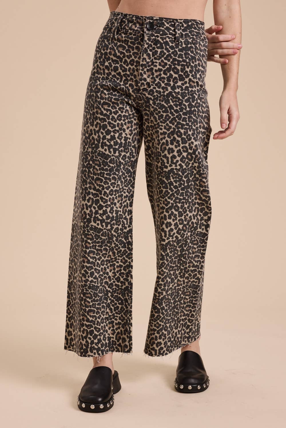 LEOPARD PRINT PANTS