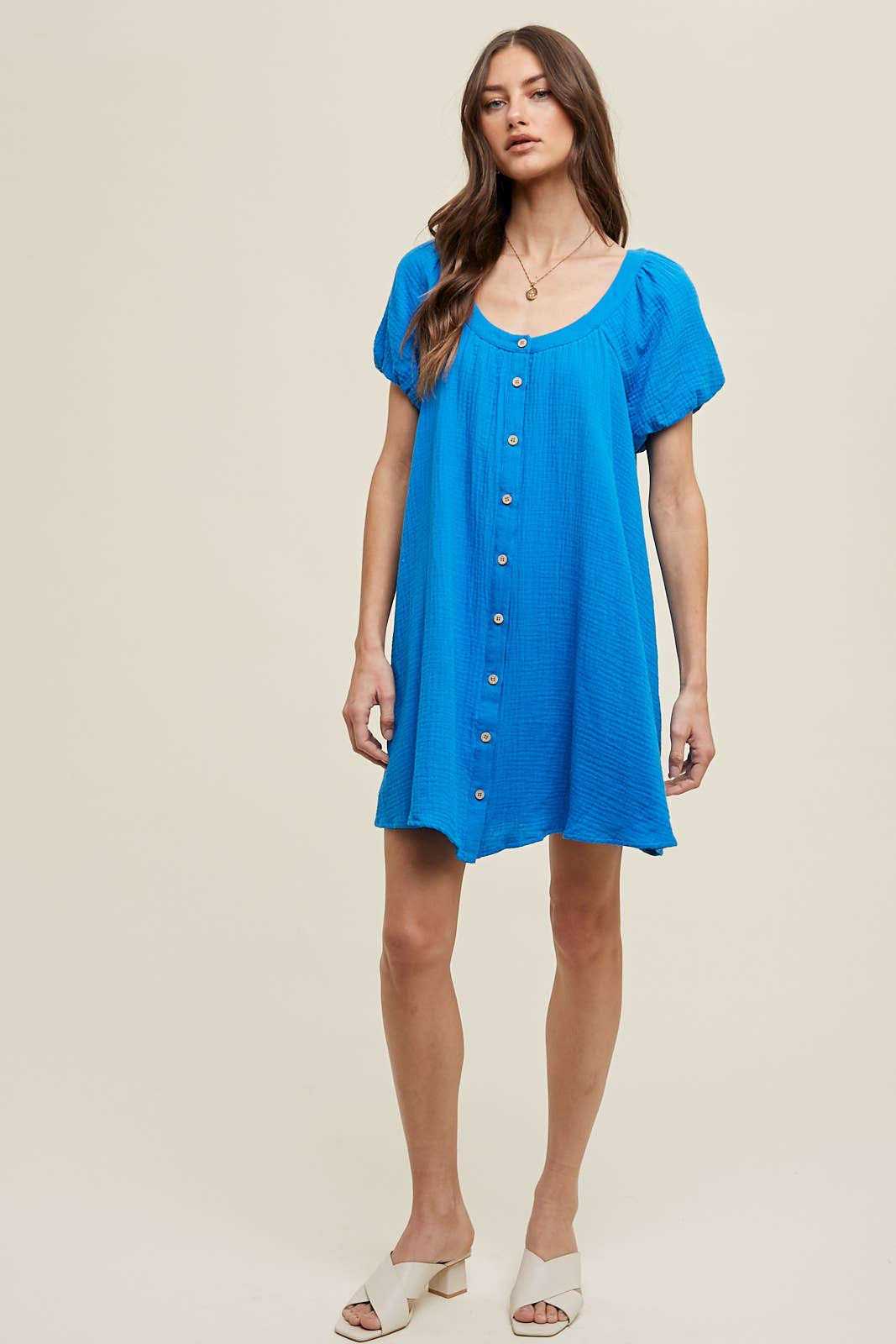 PUFF SLEEVE Dress