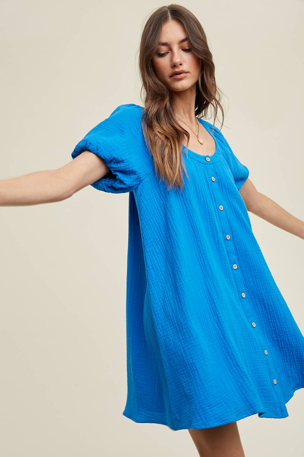PUFF SLEEVE Dress