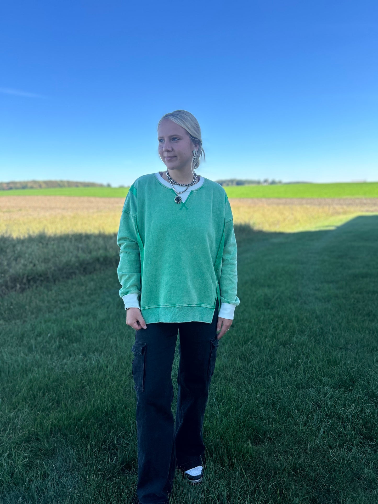 Green Apple Sweater