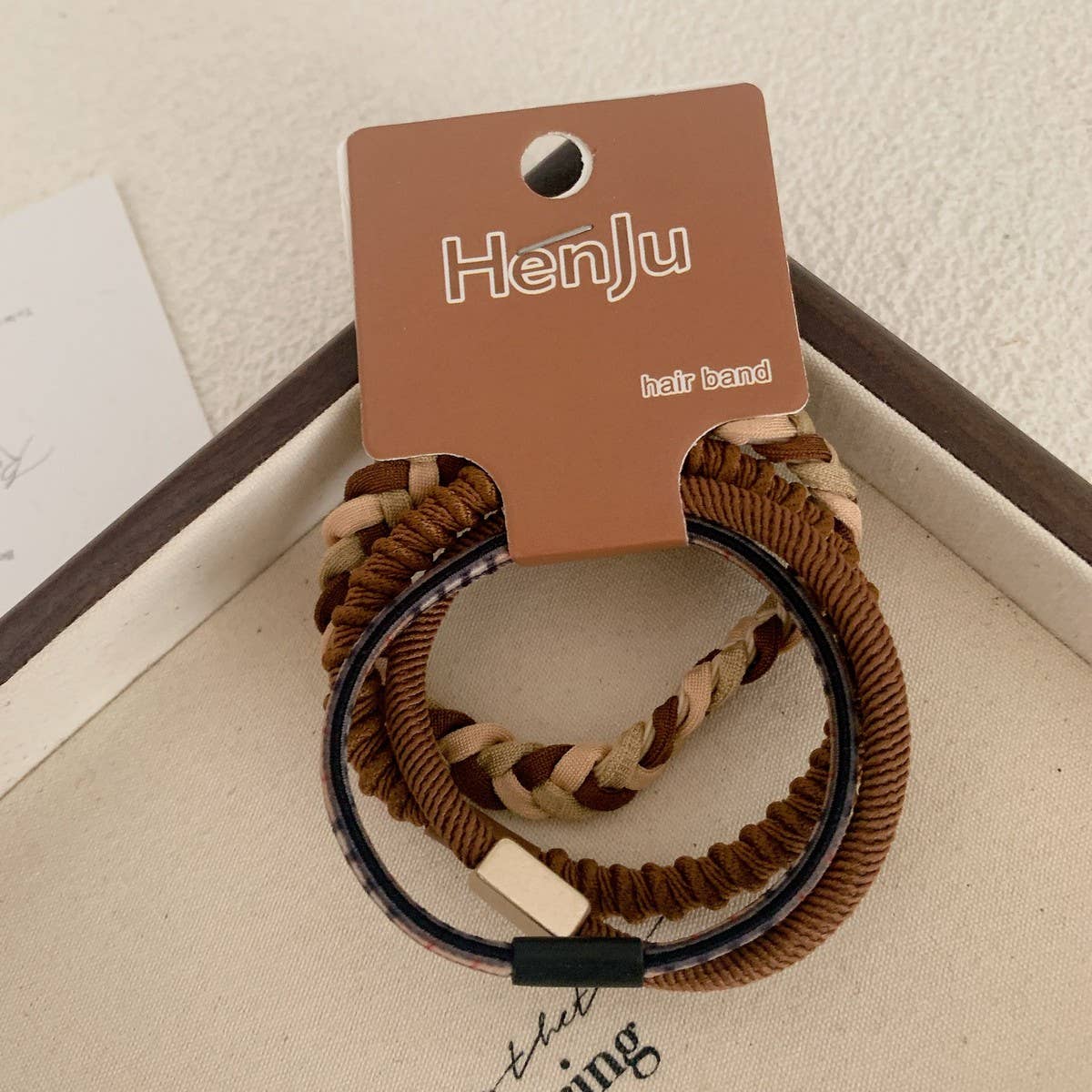 ACCITY - SOFT, ELASTIC AND SIMPLE HAIR TIES_CWAHA07129