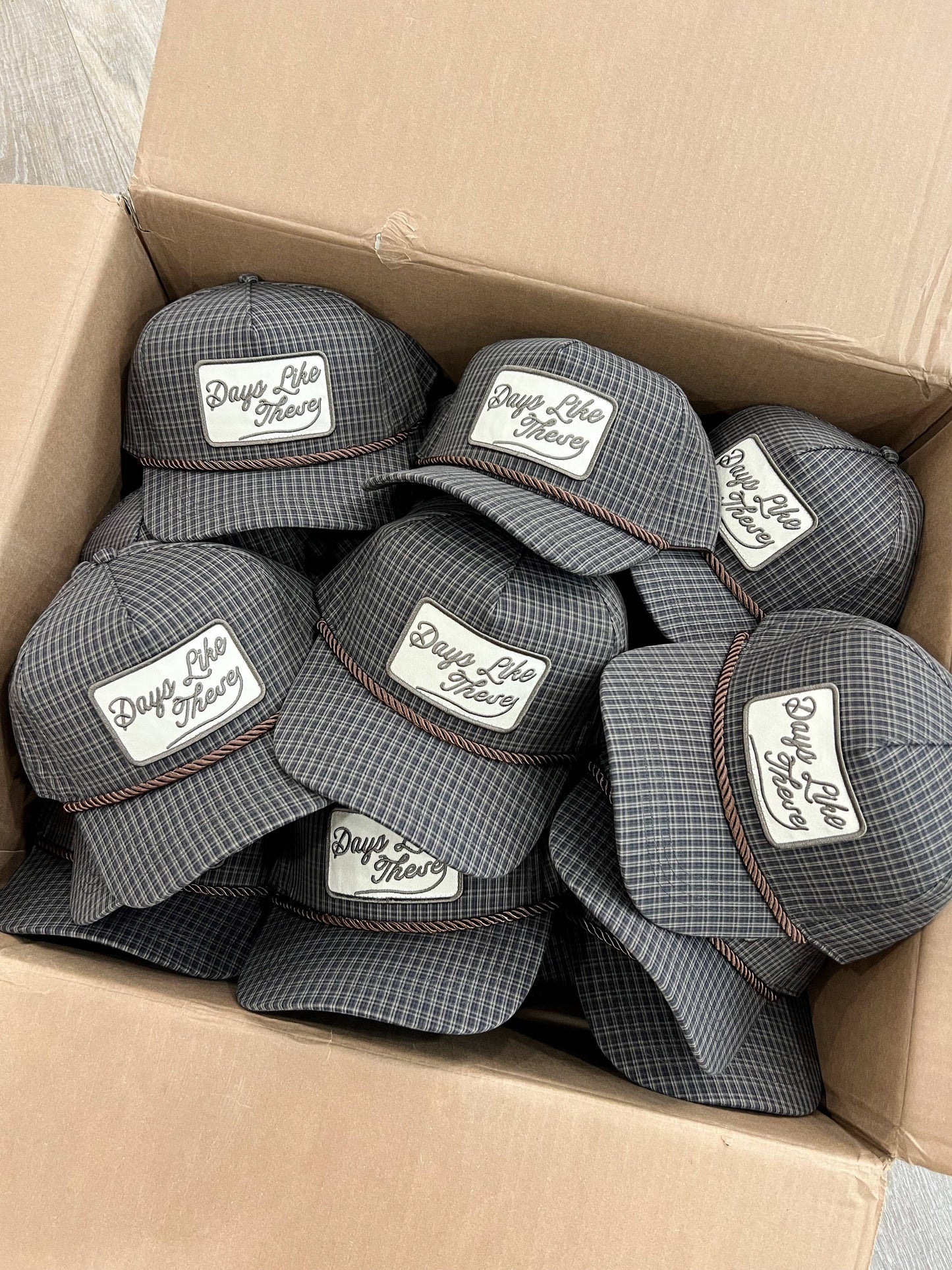 Ruby Moon - Days Like These Plaid Patch Hat Fall Hat