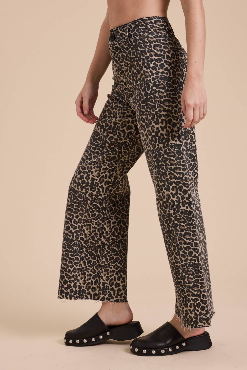 LEOPARD PRINT PANTS