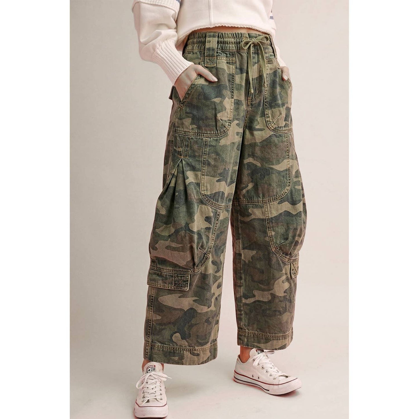 IVE - Washed Denim Archive Ballooner Sphere Jogger Pants