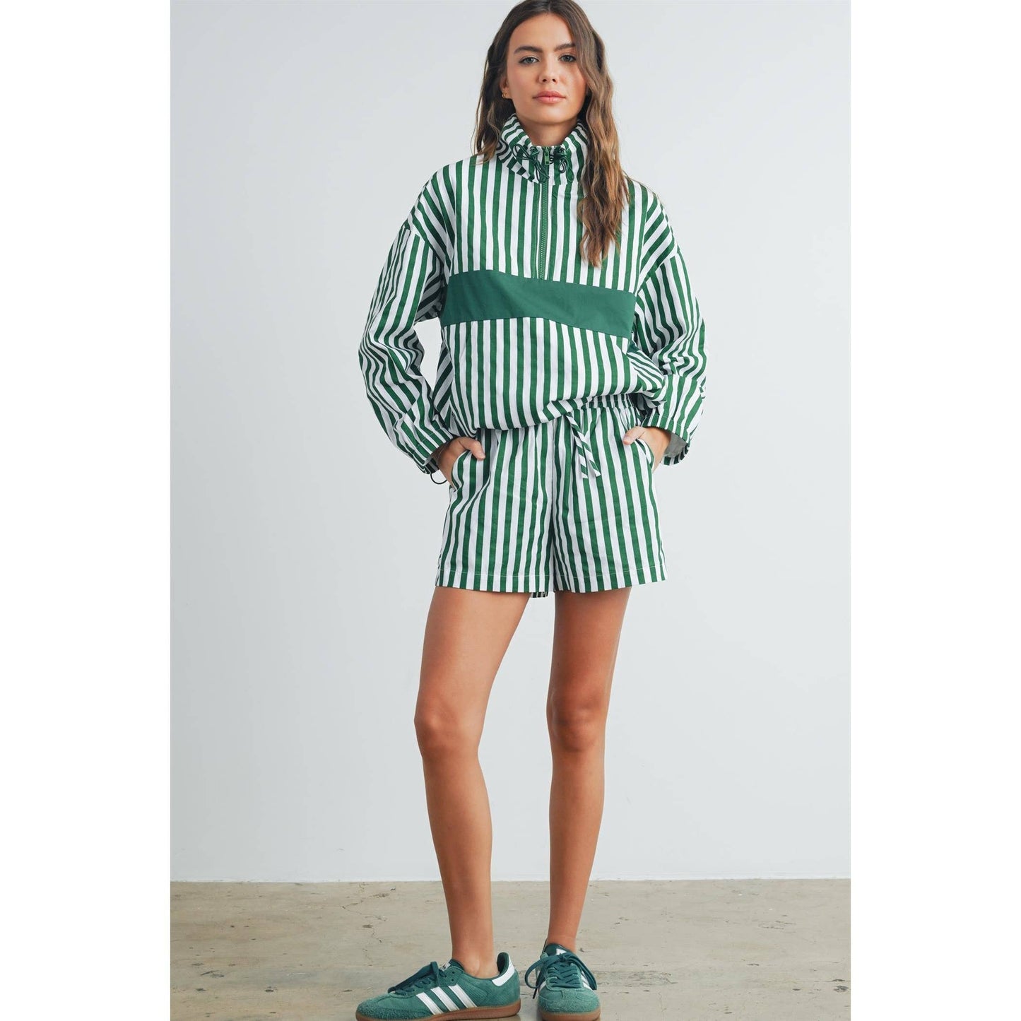 BUTTERMELON - Drawstring Turtleneck Jacket - BMT7533