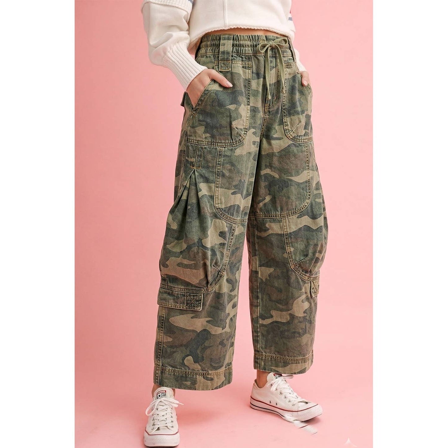 IVE - Washed Denim Archive Ballooner Sphere Jogger Pants