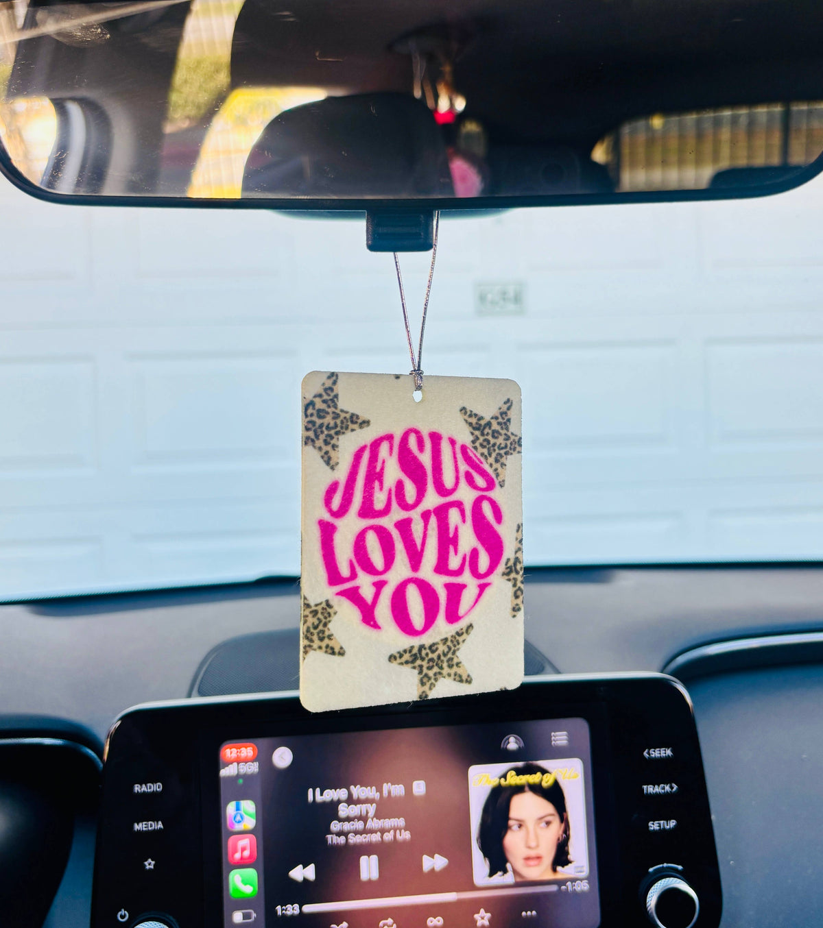 Jesus Loves You Felt Freshie Boutique Car Air Freshener