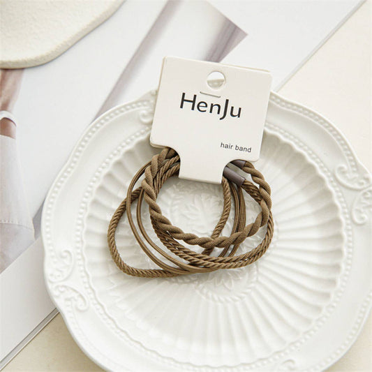 4PCS Braided Elastic Hair Ties Set