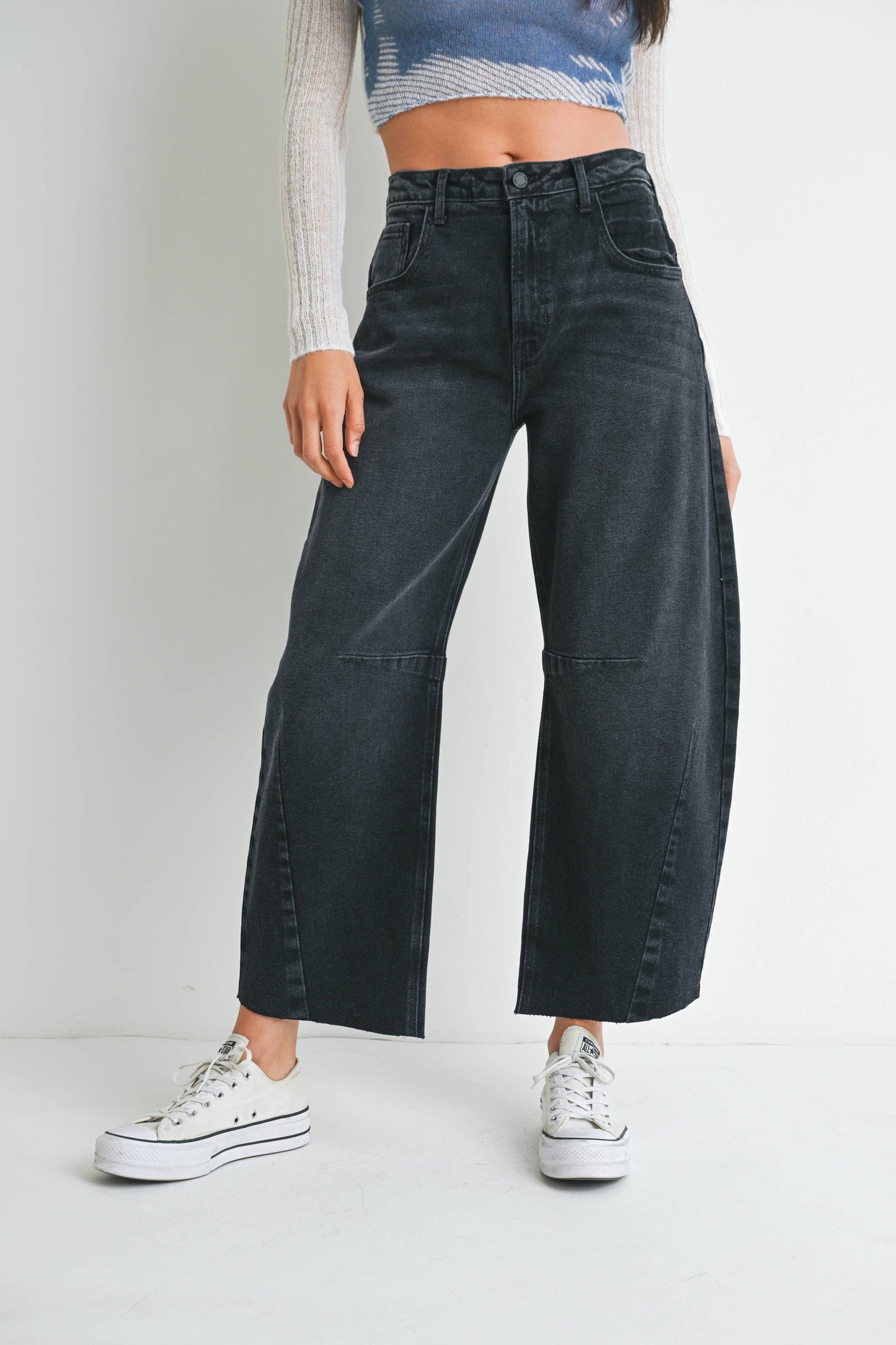 Barrel Jean w/ Seams
