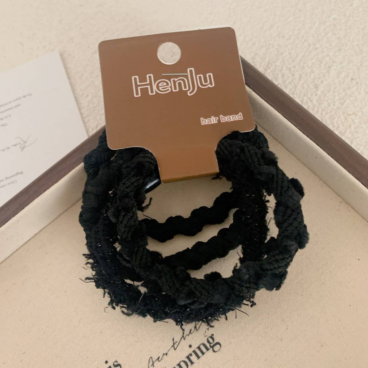 ACCITY - SOFT, ELASTIC AND SIMPLE HAIR TIES_CWAHA07129