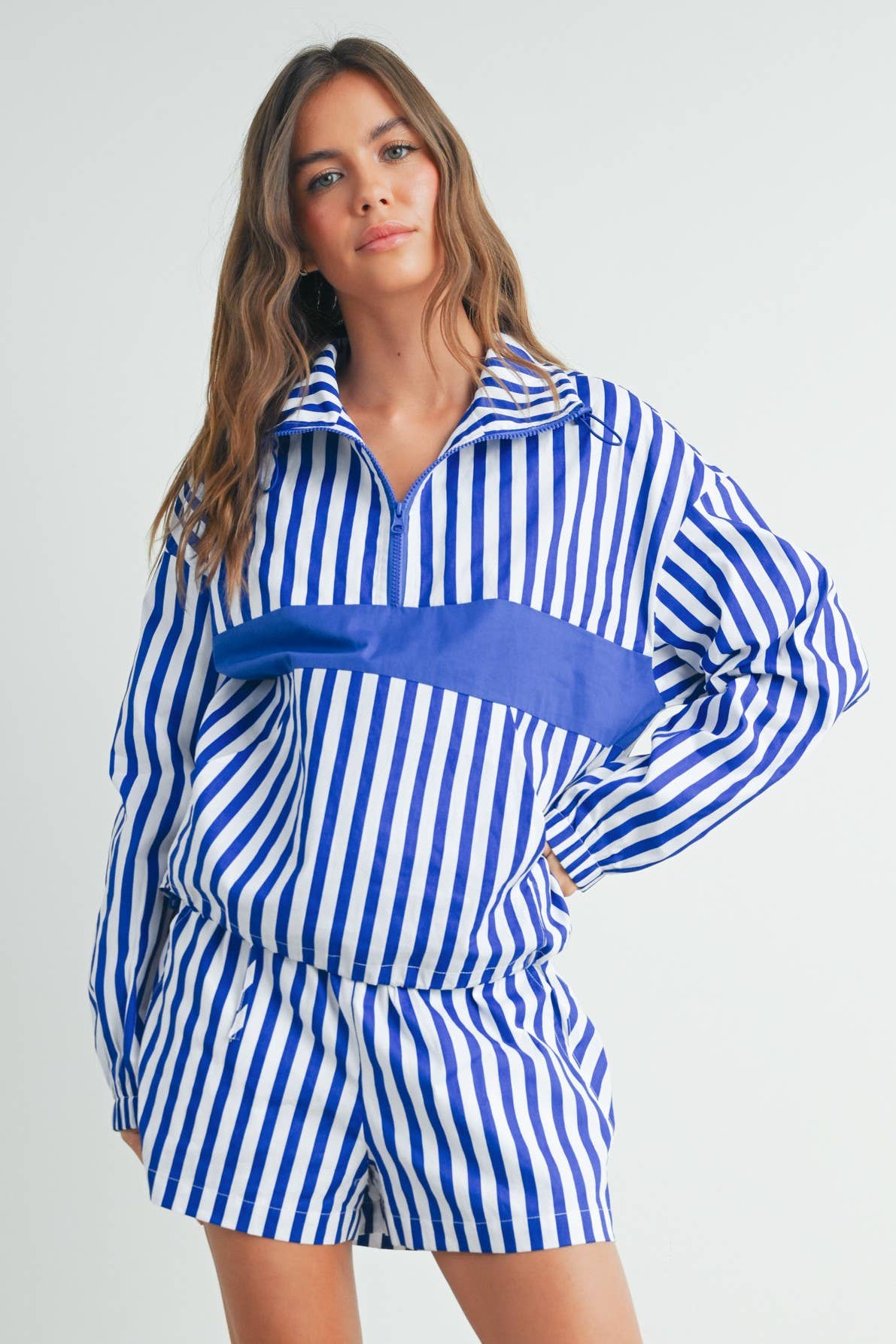 BUTTERMELON - Drawstring Turtleneck Jacket - BMT7533