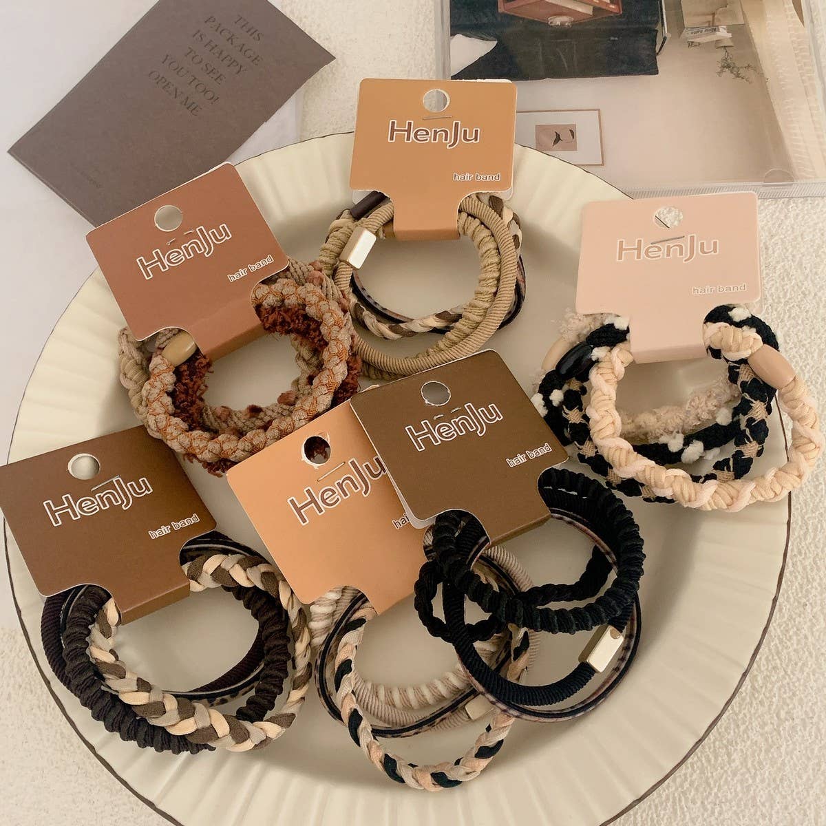 ACCITY - SOFT, ELASTIC AND SIMPLE HAIR TIES_CWAHA07129