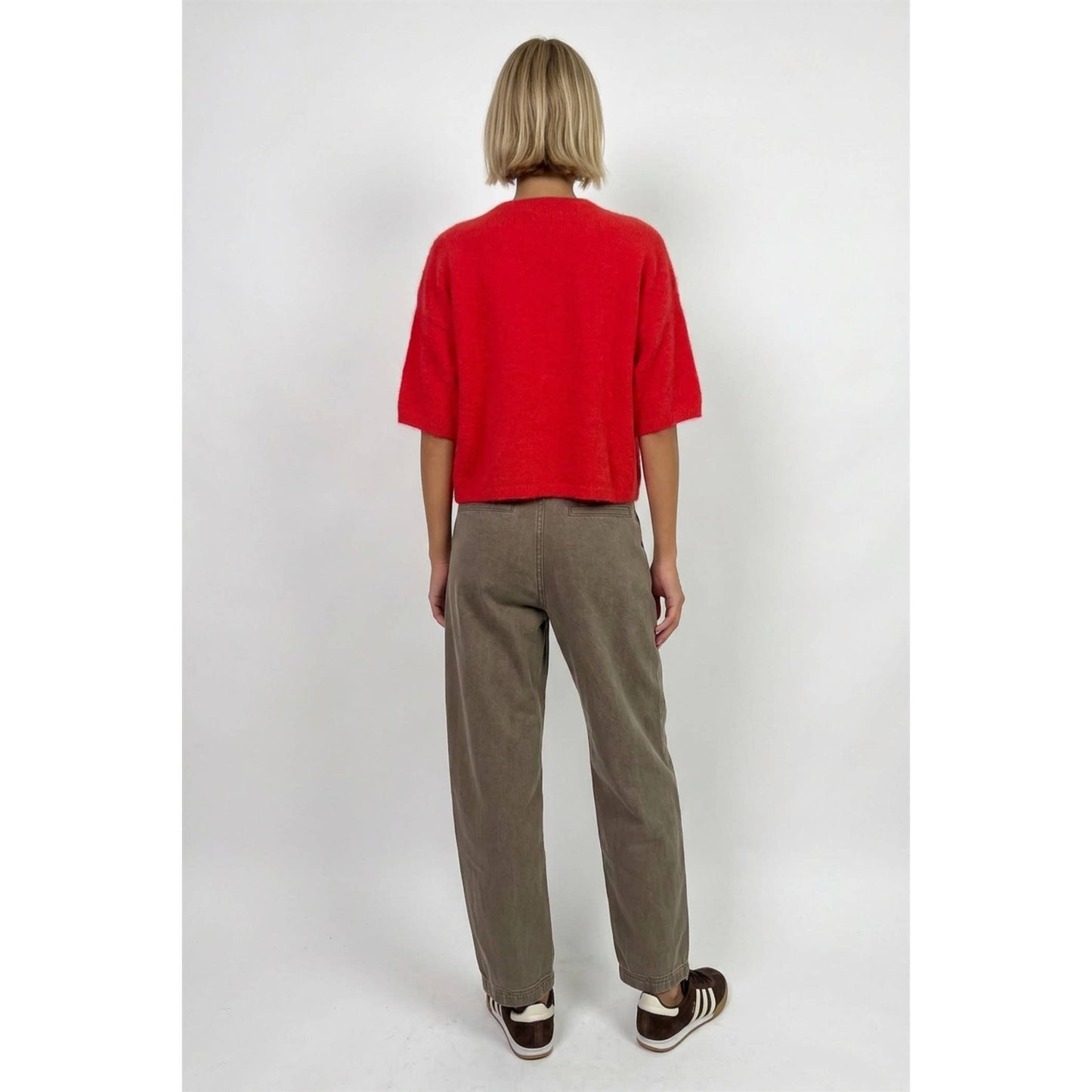 Twentifourth - TF26-0065 - One button short sleeve cardigan
