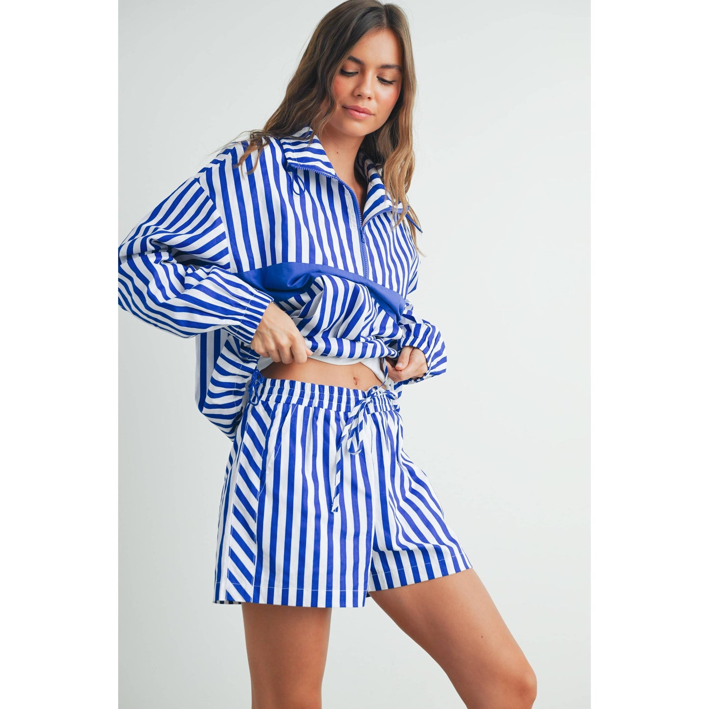 BUTTERMELON - Drawstring Turtleneck Jacket - BMT7533