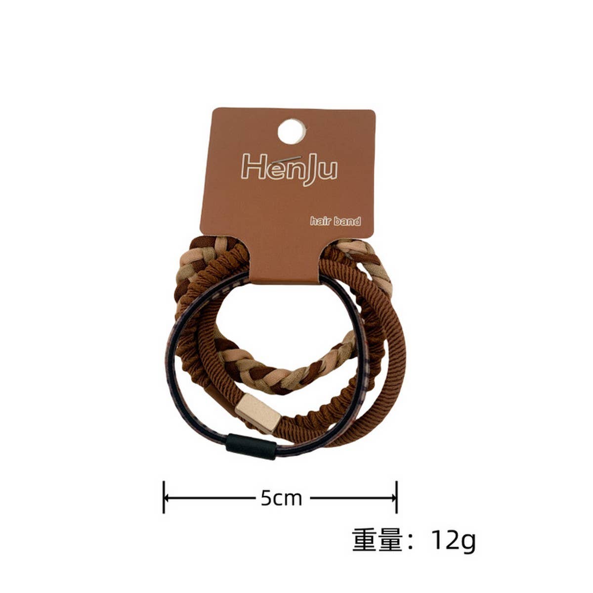 ACCITY - SOFT, ELASTIC AND SIMPLE HAIR TIES_CWAHA07129