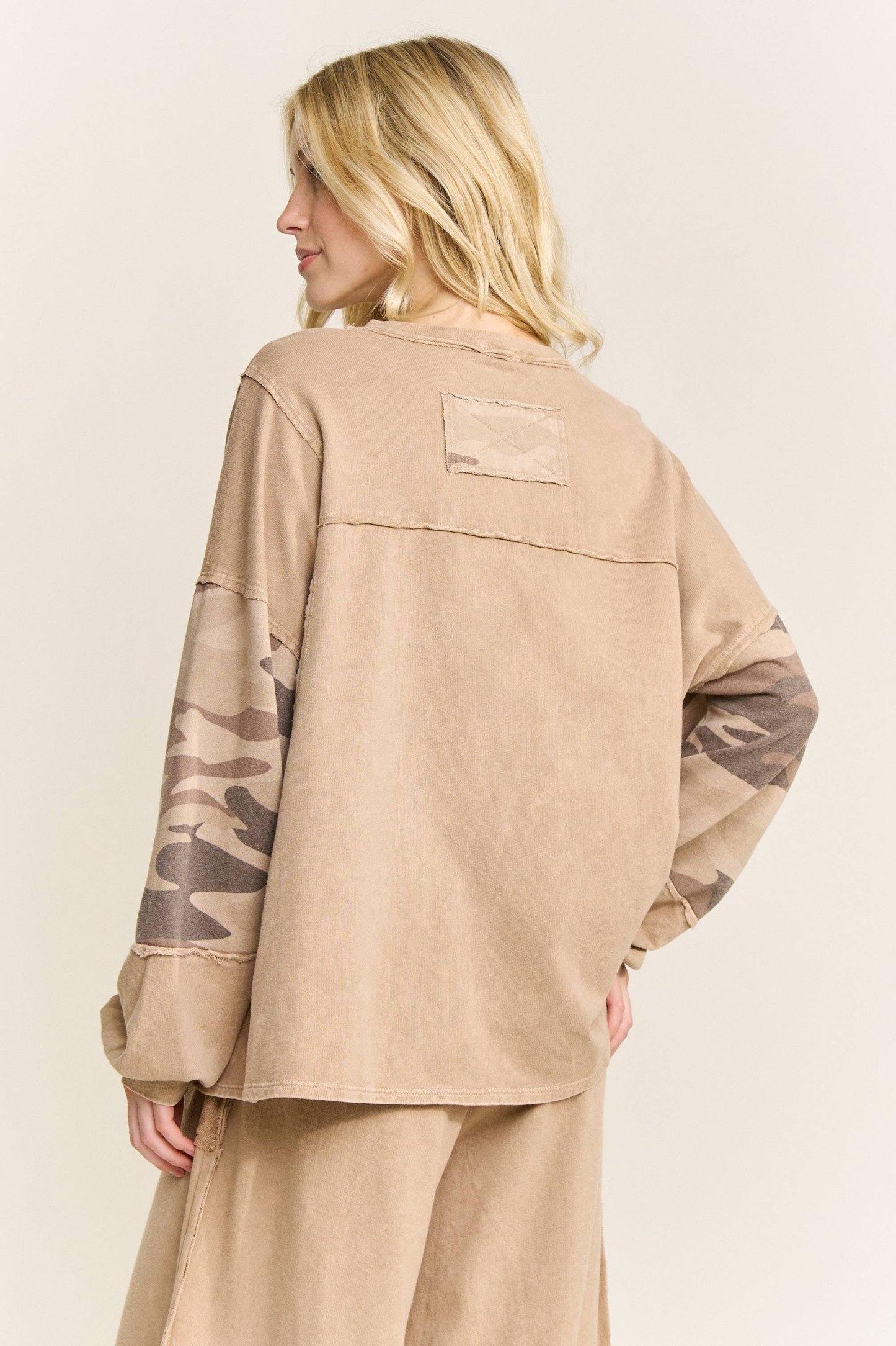 Camo Star Terry Sweatshirt