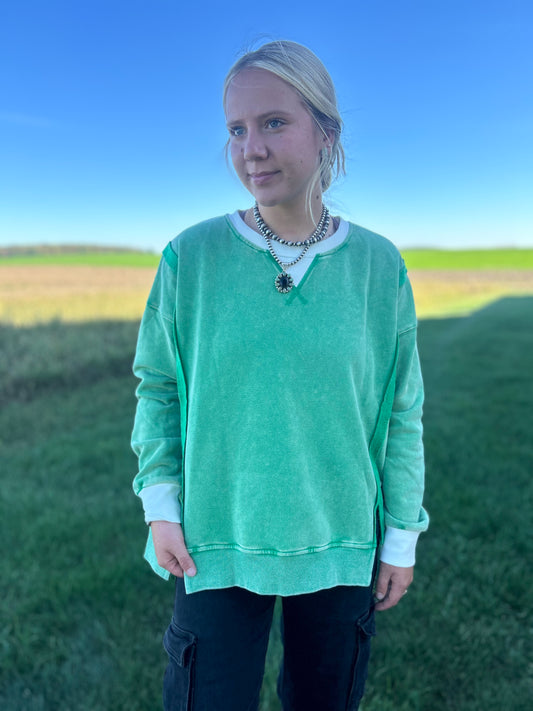 Green Apple Sweater