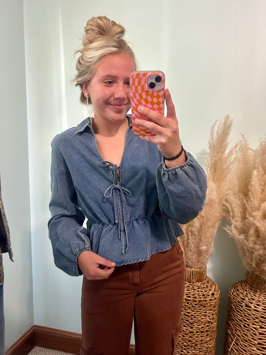 Jean Blouse