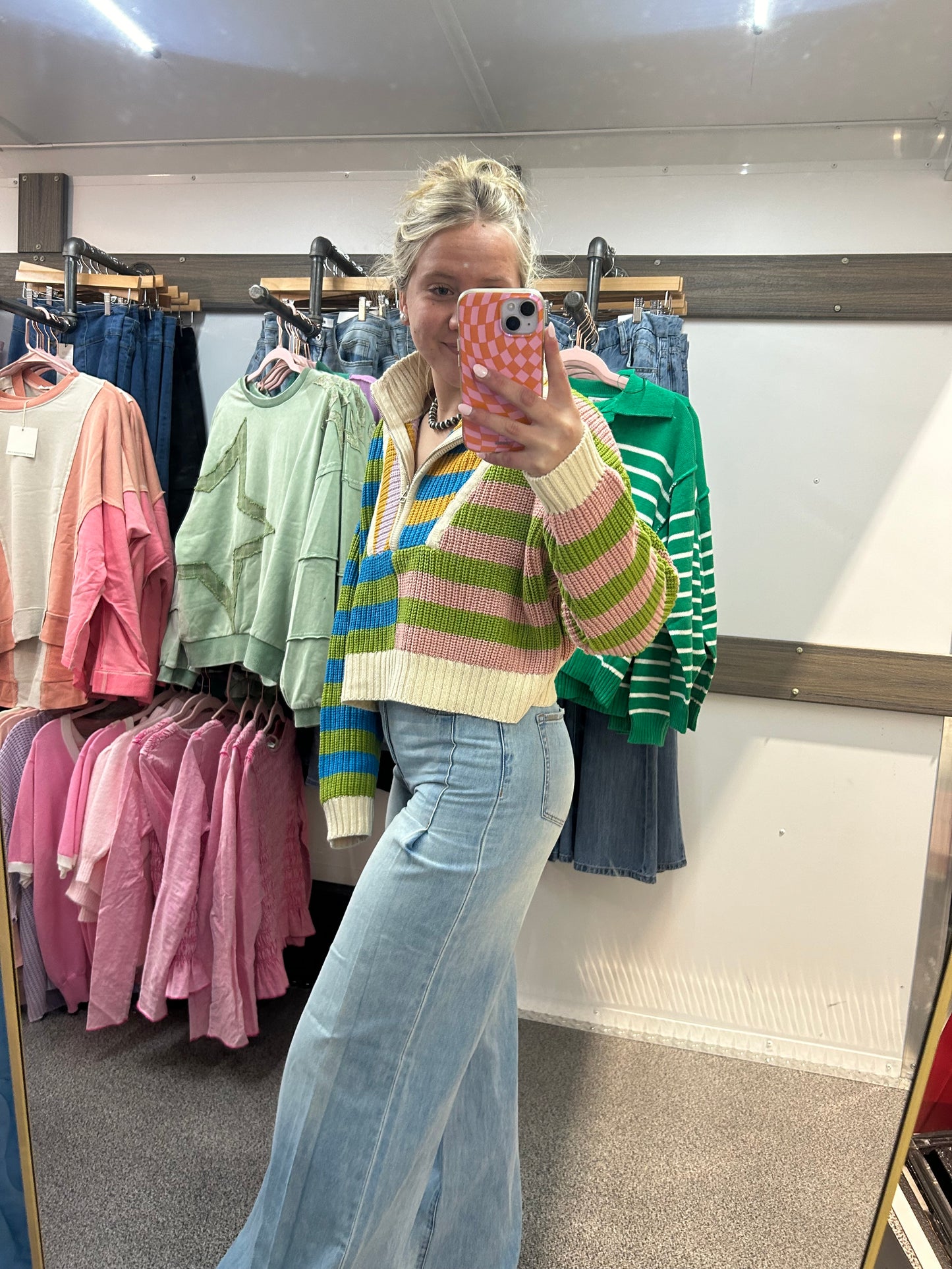 High Rise Super Wide Leg Jeans