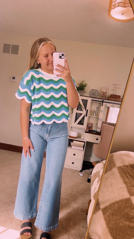 Patch Pocket Wide Leg