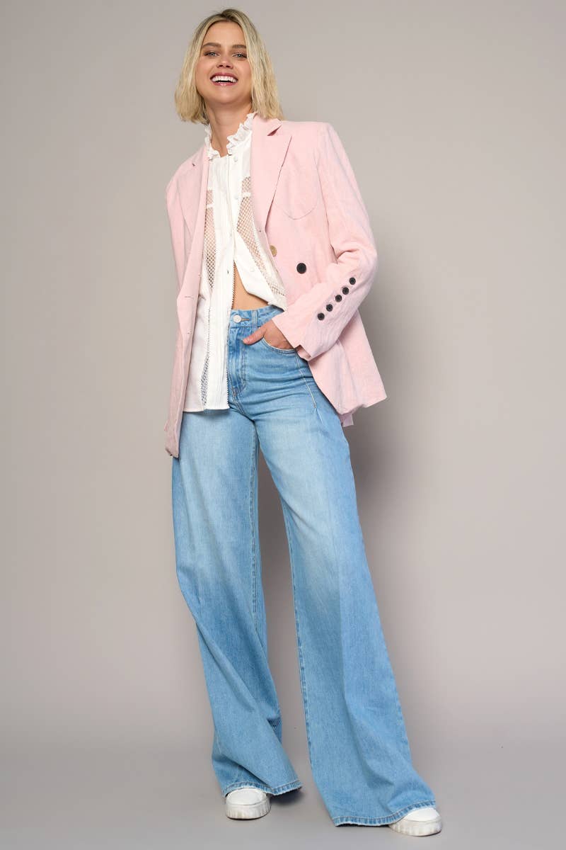 High Rise Super Wide Leg Jeans