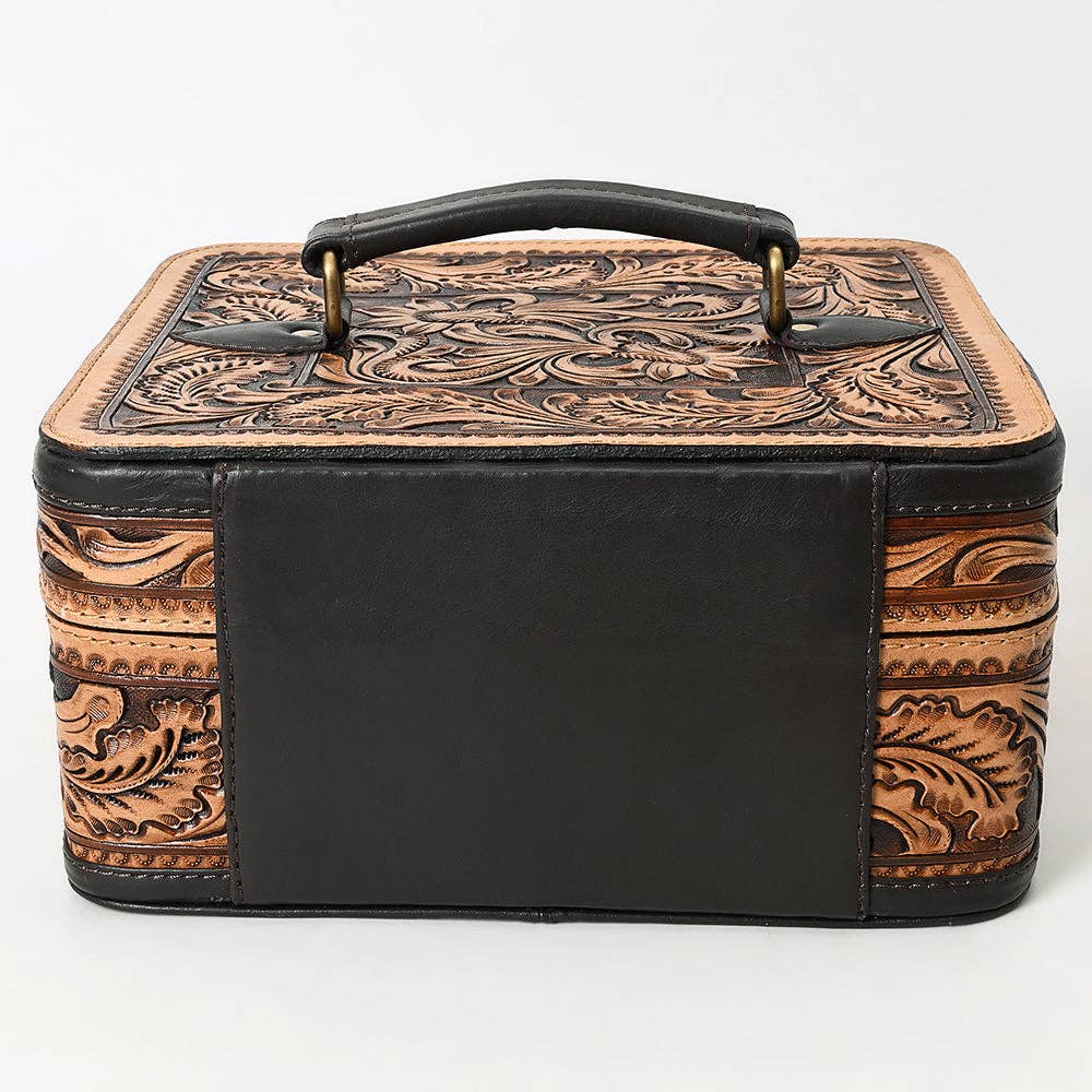 Jewelry Case Genuine Western Leather Women Bag