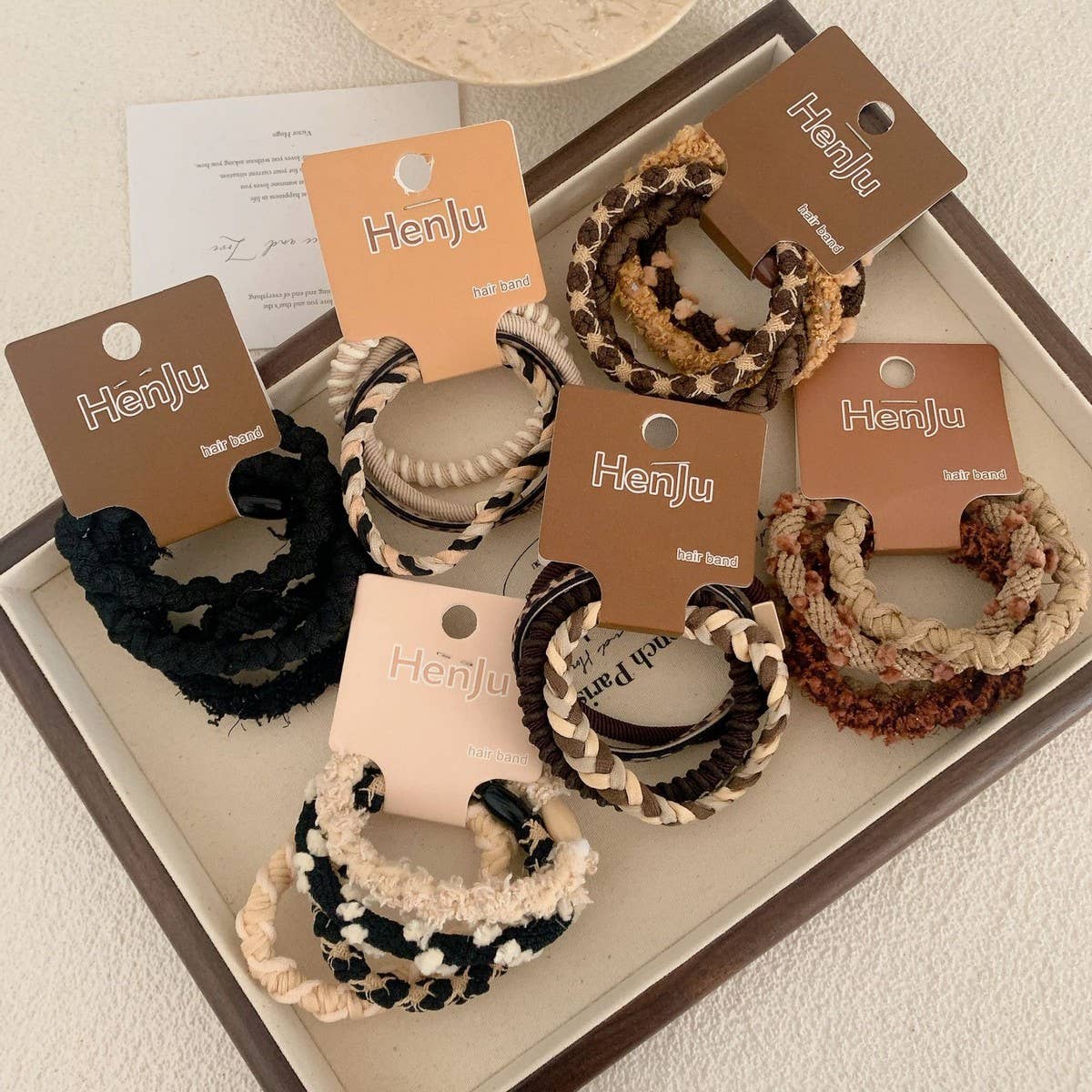 ACCITY - SOFT, ELASTIC AND SIMPLE HAIR TIES_CWAHA07129