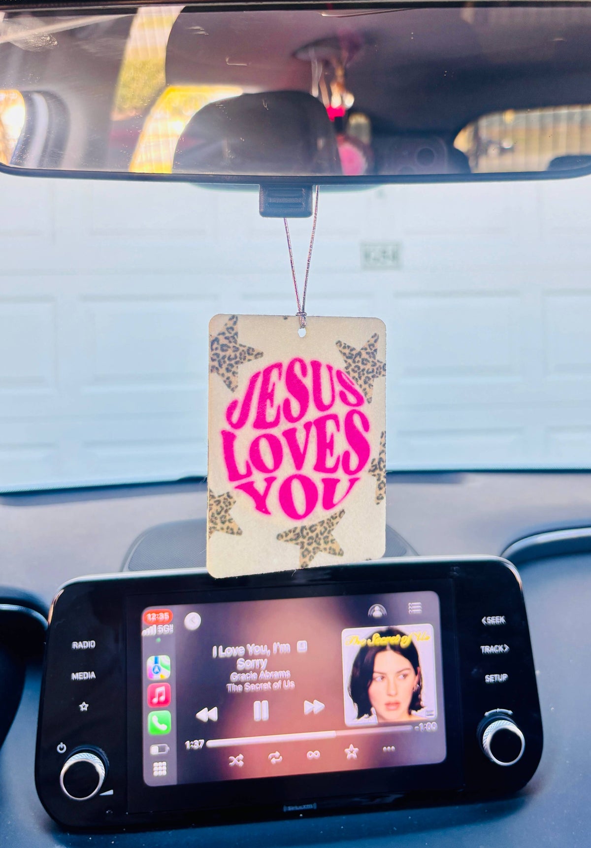 Jesus Loves You Felt Freshie Boutique Car Air Freshener