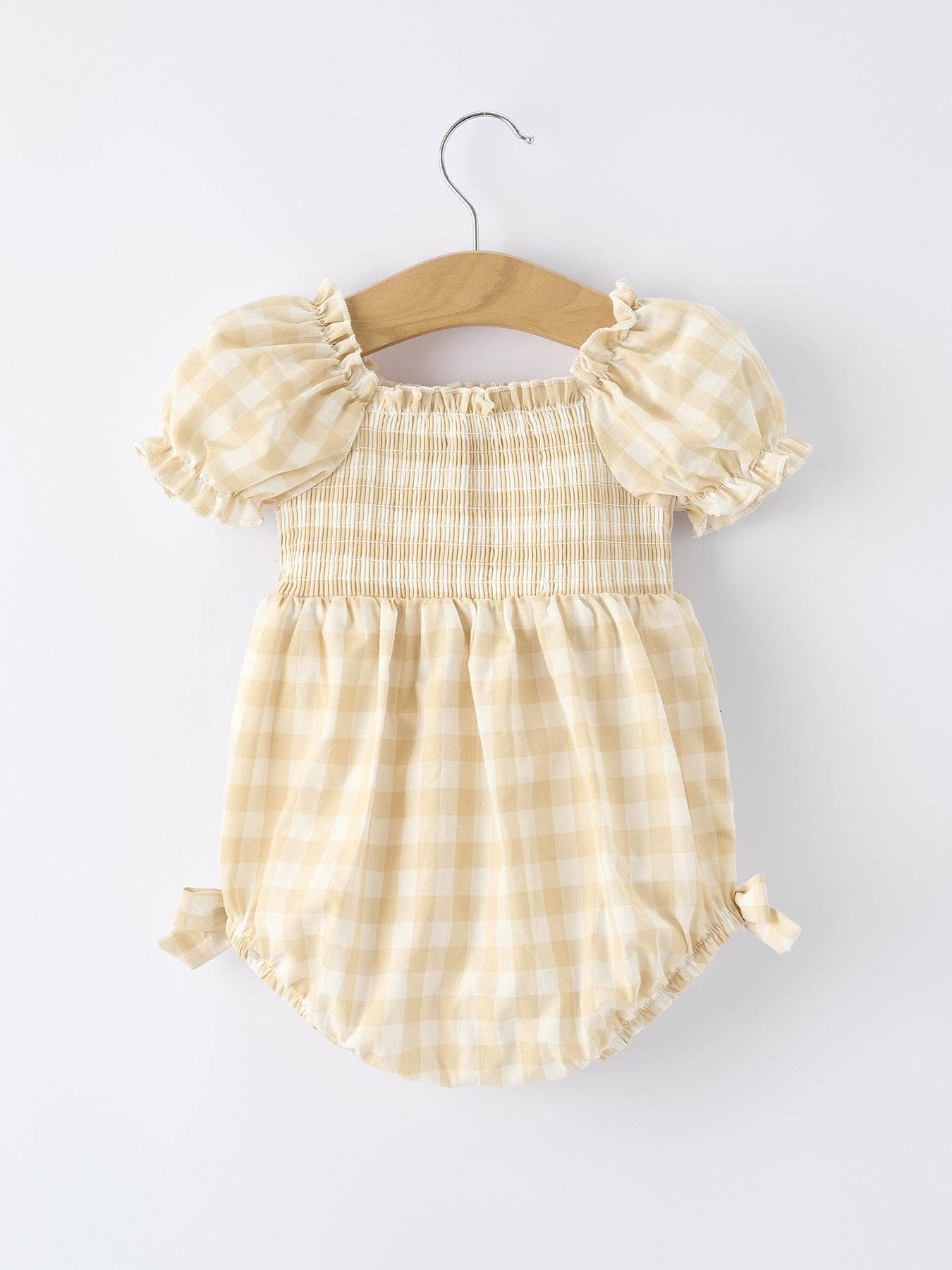 Rylee Faith Designs - Mommy & Me Plaid Girl Romper