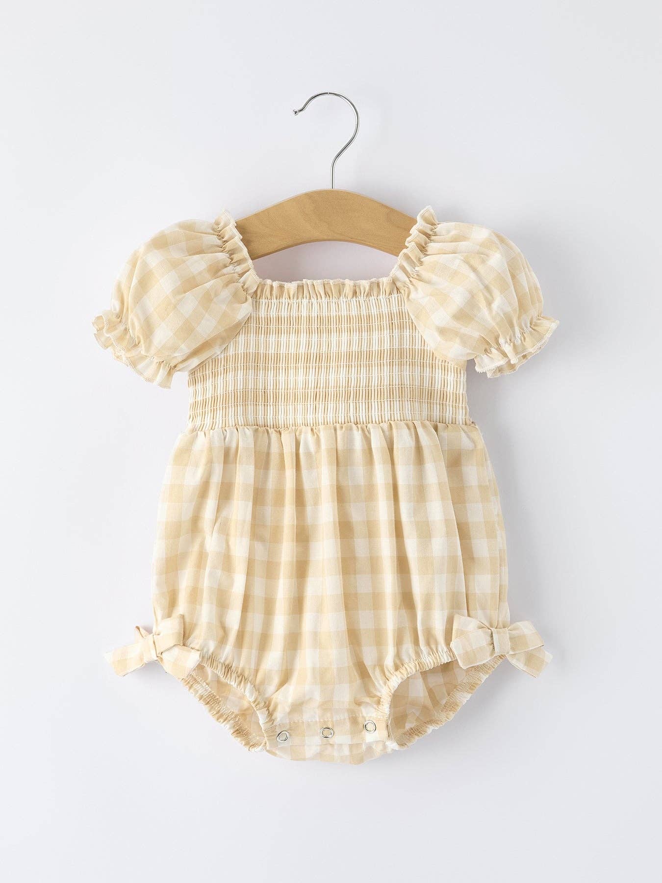 Rylee Faith Designs - Mommy & Me Plaid Girl Romper
