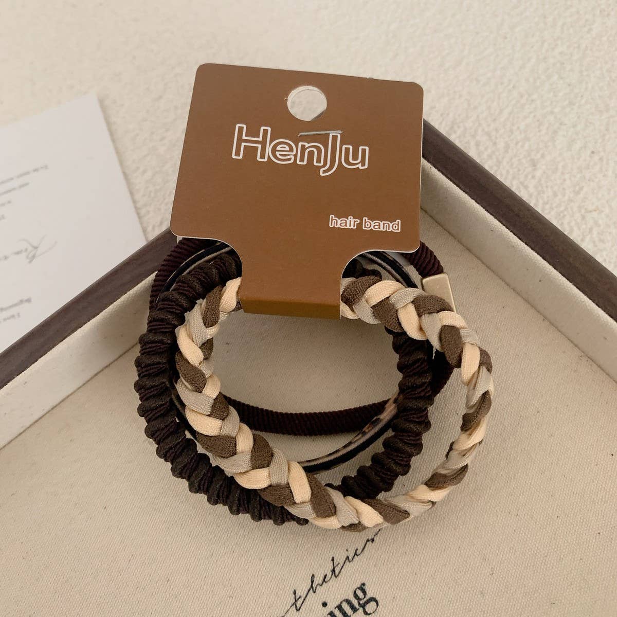 ACCITY - SOFT, ELASTIC AND SIMPLE HAIR TIES_CWAHA07129