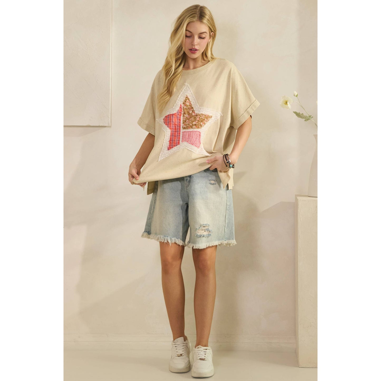 Sage + Fig - PRAIRIE STAR PATCHWORK TOP (ST8460)